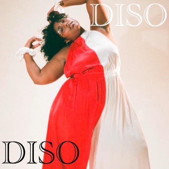 DISO 1X, 2X, 3X, 4X Fashion Brand Company halter jumpsuit in ANY color 🖤🤍❤️‍🔥 - Picture 1 of 4